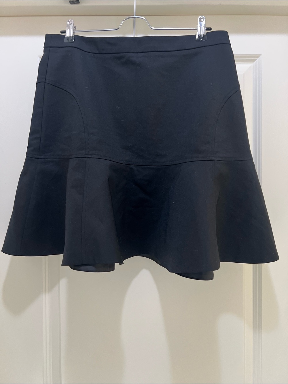 Elle Black Circle Skirt with Flared Hem